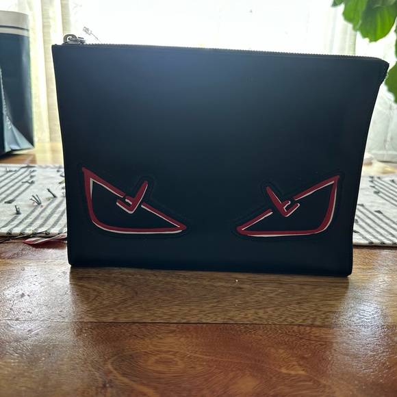 Authentic Fendi Clutch - Monster Collection - Picture 1 of 11